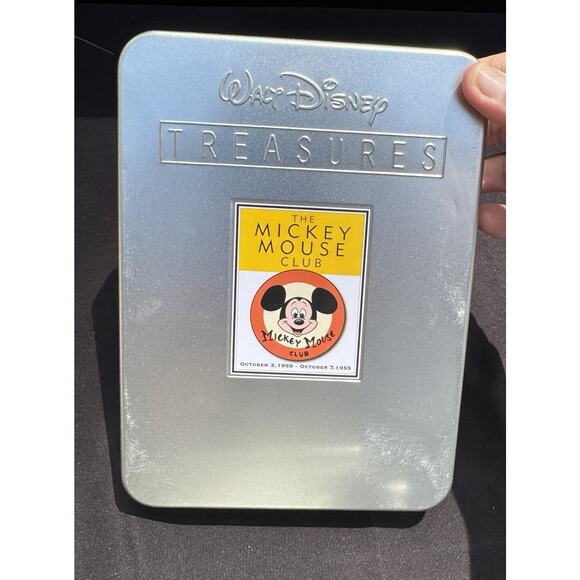 Walt Disney Treasures DVD: Mickey Mouse Club Oct 3-7 1955 Collector Tin Mint!